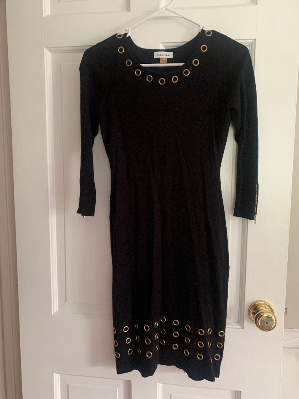 Calvin Klein black dress, size petite extra small